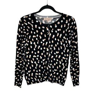 Philosophy Sweater Size XS Women's Polka Dot Long Sleeve Button Up Lightweight